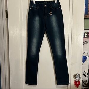 Joan Vass Pure Mid Rise Skinny Jeans women’s size 25, RN 136301